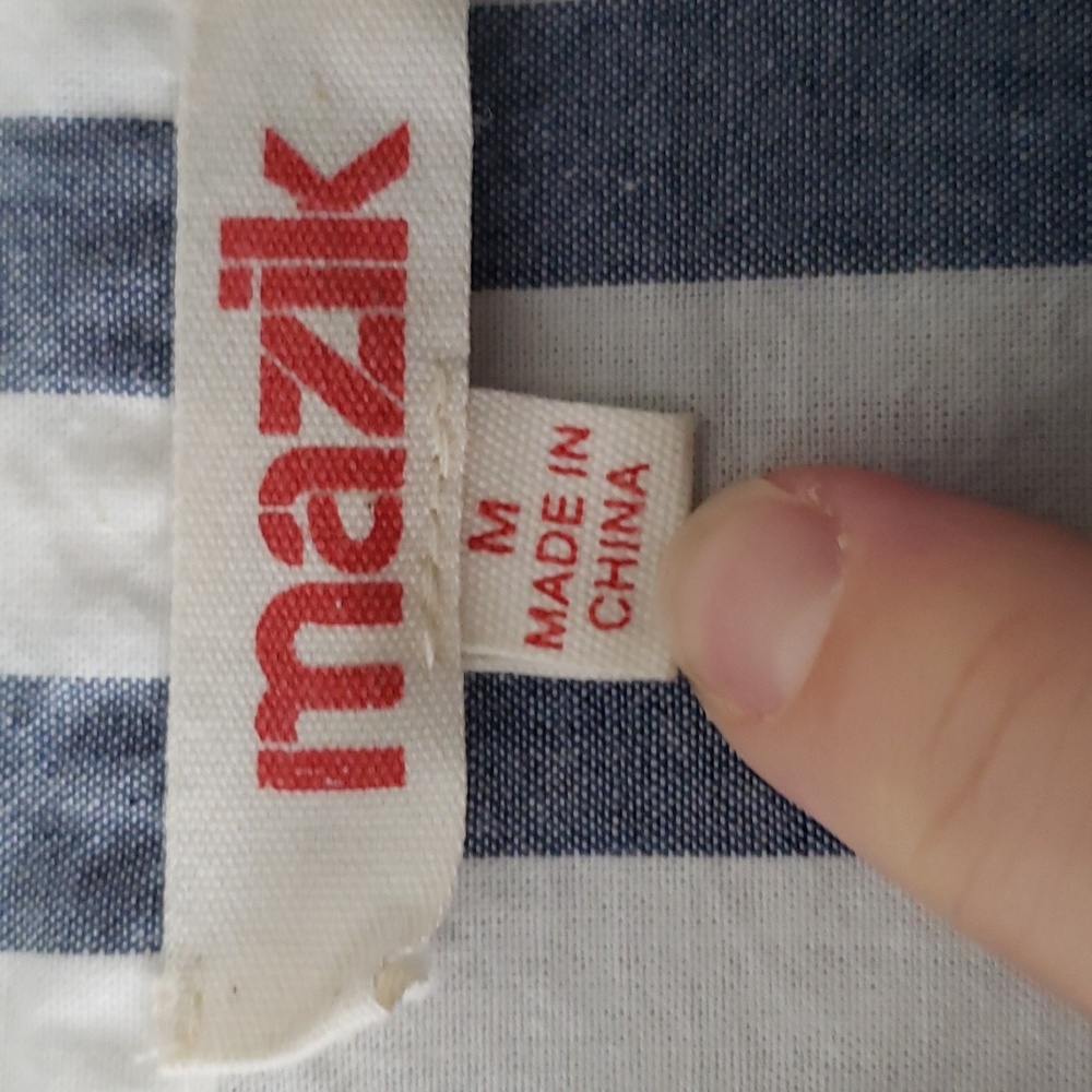 Mazik Striped Ruffle Blouse - Picture 3 of 7